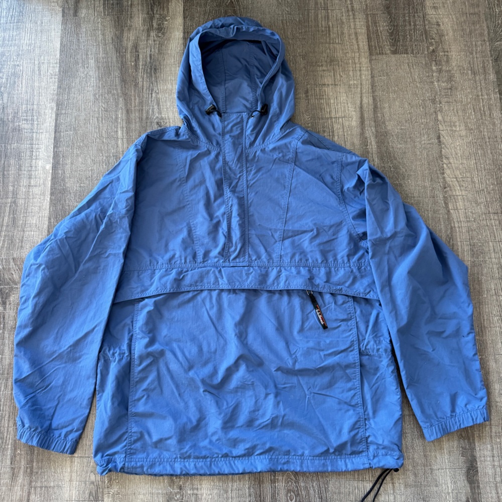 Vintage LL Bean Packable Half Zip Windbreaker